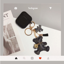 Load image into Gallery viewer, HipCity Airpod Case with Checker Bear Keyring