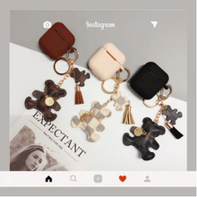 Load image into Gallery viewer, HipCity Airpod Case with Checker Bear Keyring