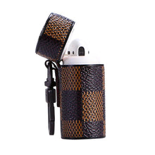 Load image into Gallery viewer, HipCity Leather Checker Airpod Case
