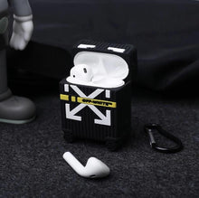 Load image into Gallery viewer, HipCity OffWHT Luggage Airpod Case