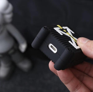 HipCity OffWHT Luggage Airpod Case