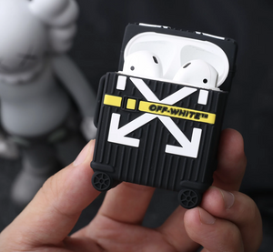 HipCity OffWHT Luggage Airpod Case