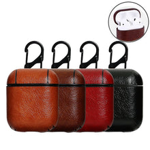 Load image into Gallery viewer, HipCity Leather Airpod Case with Keyring