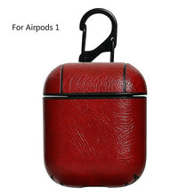 Load image into Gallery viewer, HipCity Leather Airpod Case with Keyring