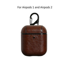 Load image into Gallery viewer, HipCity Leather Airpod Case with Keyring