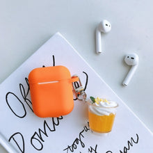 Load image into Gallery viewer, HipCity Summer Airpod Case w/ Fruity Key Ring