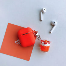 Load image into Gallery viewer, HipCity Summer Airpod Case w/ Fruity Key Ring