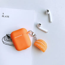 Load image into Gallery viewer, HipCity Summer Airpod Case w/ Fruity Key Ring