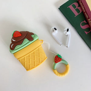 HipCity Ice Cream w/ Cherry Airpod Case